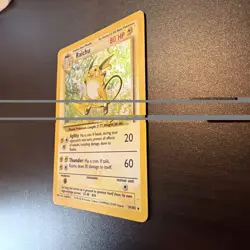 Raichu 14/102 Base Set Unlimited Holo Rare Vintage LP WOTC Pokemon Card - Image 2