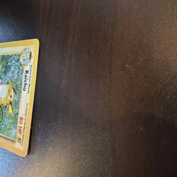 Raichu 14/102 Base Set Unlimited Holo Rare Vintage LP WOTC Pokemon Card - Image 5