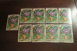 2025 POKEMON MEP EN-ME BLACK STAR PROMO #027 HAUNTER Lot 9 cards - Image 1