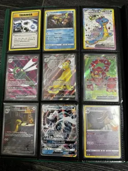 90 Pokemon Card Bundle/Binder Collection - Modern + Vintage - Full Art, SIR - Image 2