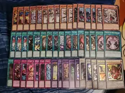 Yugioh 50 Card White Forest Azamina Deck Core Astellar Vengeance Sinful Spoils - Image 1