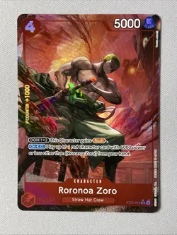 One Piece - Starter Deck EX: Gear 5 - ST21-015 - Roronoa Zoro - Alt Art (1 Card) - Image 2