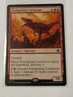 Trumpeting Carnosaur - The Lost Caverns of Ixalan 171 - Magic: The Gathering - Image 1