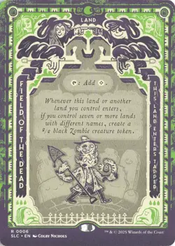 MTG Field Of The Dead (006) *Non-Foil* Secret Lair: Encyclopedia MT/NM Free Ship - Image 1