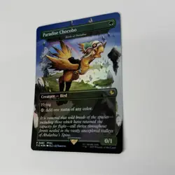 MTG Paradise Chocobo Birds of Paradise Borderless Foil Final Fantasy NM - Image 3