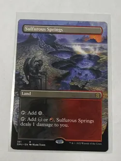 Sulfurous Springs (Borderless) - Dominaria United 381 - Magic: The Gathering - Image 1