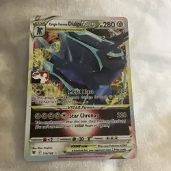 Pokemon TCG - Origin Forme Dialga VSTAR 114/189 Stamped - Prize Pack Series 3 - Image 1