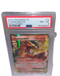 Pokemon XY Evolutions Charizard EX #12/108 2016 PSA 8 - Image 2