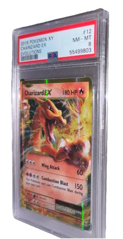 Pokemon XY Evolutions Charizard EX #12/108 2016 PSA 8 - Image 4