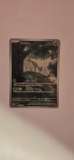 Virizion Illustration Rare Pokemon TCG Scarlet Violet White Flare Card 095/086 - Image 1