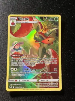 Pokemon TCG Flapple Sword & Shield - Astral Radiance TG02/TG30 Holo Rare - Image 1