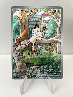Pokemon TCG - Phantasmal Flames - Meowth Illustration Rare - 106/94 - Image 1