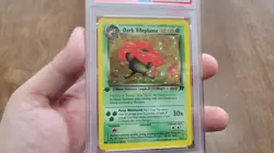 2000 Pokemon Rocket 1st Edition Dark Vileplume-Holo PSA 8 #13 Free Shipping - Image 2