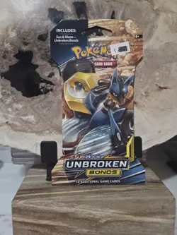 Pokemon Sun And Moon Unbroken Bonds Sleeved Booster Pack Factory Sealed - Image 1