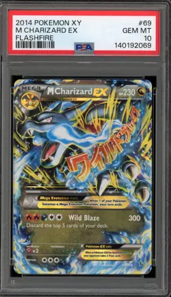 Pokemon M Charizard EX XY Flashfire Holo Rare #69 PSA 10 Gem Mint - Image 1