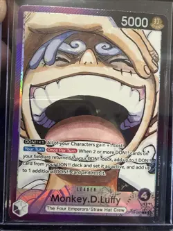 One Piece Monkey.D.Luffy Op09-061 L Alt. Art Emperors in the New World (English) - Image 1