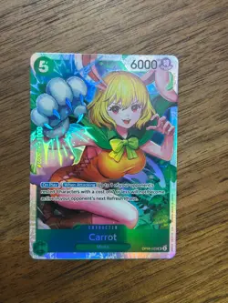 Carrot OP08-023 Super Rare Two Legends ONE PIECE TCG ENGLISH NM - Image 1