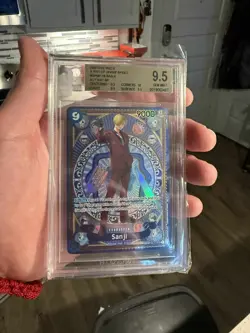 One Piece Sanji (SP) OP06-119 A Fist of Divine Speed Foil OP11 BGS 9.5 - Image 1