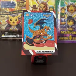 Full House Pokemon 006 Charizard Blue Holo Foil Trading Card - Image 2