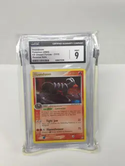 Pokemon Card - Houndoom - EX Unseen Forces 7/115 Reverse Holo Stamped, CGC 9 - Image 1