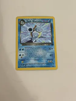 Dark Blastoise 3/82 Holo Rare Team Rocket Pokemon Card - Image 1