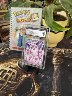 2025 POKEMON Card PHANTASMAL FLAMES #105 WIGGLYTUFF CGC Grade 10 MINT Not Psa - Image 2