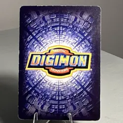 Bandai WarGreymon Mega Level Dragon Digimon Holo Card BO-48 2000 - Image 2