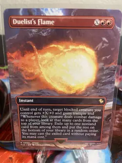 Duelist's Flame (Borderless) Commander: Final Fantasy Regular - Image 1