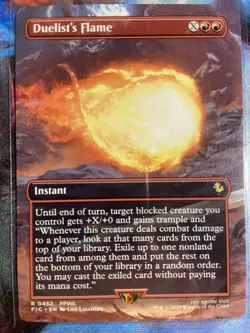 Duelist's Flame (Borderless) Commander: Final Fantasy Regular - Image 2