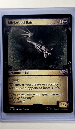2023 MTG Magic the Gathering LOTR Lord of the Rings #546 Mirkwood Bats Scroll - Image 1