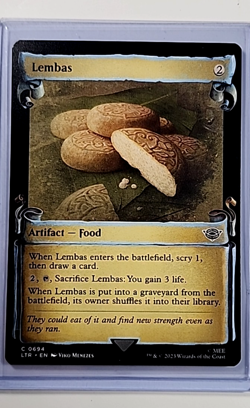 2023 MTG Magic the Gathering LOTR Lord of the Rings Scroll #694 Lembas LTR - Image 1