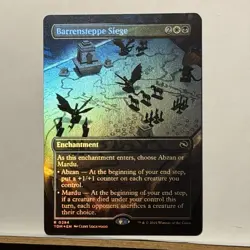 Barrensteppe Siege (Borderless) Foil MTG - Tarkir: Dragonstorm TDM NM - Image 1