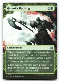 Garruk's Uprising (Foil) #53 Wilds of Eldraine: Enchanting Tales - Image 1