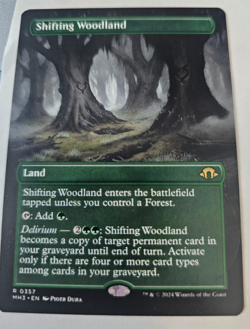 Shifting Woodland Borderless - Modern Horizons 3 MTG - Image 1