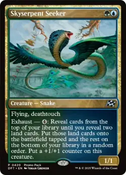 Skyserpent Seeker (Promo Pack) [Aetherdrift Promos] Magic MTG - Image 1