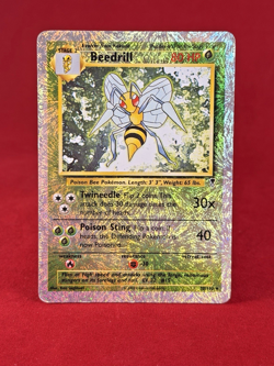2002 Pokemon Legendary Collection BEEDRILL Reverse Holo 20/110 Card HP - Image 1