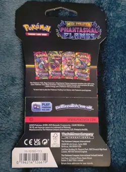 ​🔥 Single Sealed Pokemon TCG: Mega Evolutions-Phantasmal Flames Booster Pack 🔥 - Image 2
