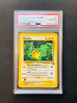 Carte Pokemon Pikachu 27 PROMO BLACK STAR Wizards MINT NEUF PSA 10 US 🇺🇸 - Image 1