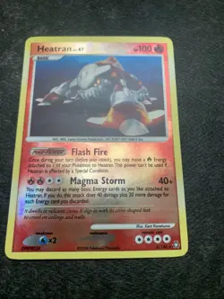 Pokemon TCG Heatran Rare Reverse Holo 6/146 Legends Awakened NM Card - Image 1