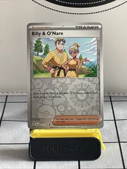 Reverse Holo Billy & O'Nare 142/159 Common SV09: Journey Together Pokemon - Image 1