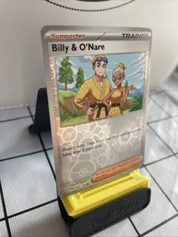 Reverse Holo Billy & O'Nare 142/159 Common SV09: Journey Together Pokemon - Image 2