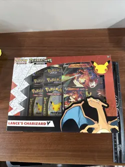 Pokemon TCG Celebrations Collection Lance's Charizard V Box 820650101625 - Image 1