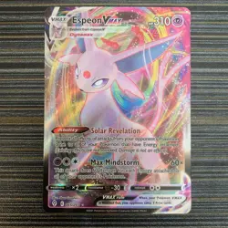 Espeon VMAX 065/203 Evolving Skies Holo Ultra Rare Pokemon Card TCG English - Image 1