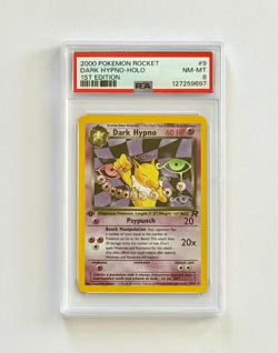 Pokemon Rocket #9 Dark Hypno Holo 1st First Edition PSA 8 NM-M - Image 1