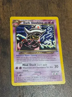 Pokemon Card - Dark Slowking from the Neo Destiny Set - Trading Card Game - Image 1