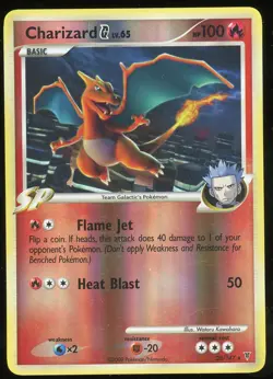 Pokemon TCG Charizard G Holo Rare D&P Supreme Victors 20/147 LP - Image 1