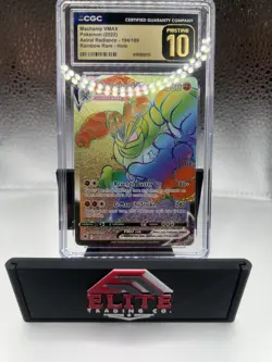 🔥Pokemon TCG Machamp VMAX 194/189 Rainbow, Astral Radiance CGC Pristine 10🔥 - Image 3