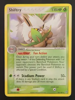 Pokemon SHIFTRY 25/107 Rare EX Deoxys - Played 🍒 - Image 4