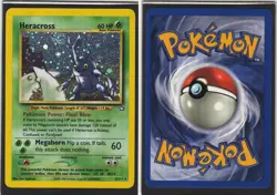 Heracross 6/111 SWIRL Holo Rare Neo Genesis Pokemon LP - Image 3