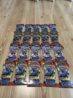 Lot of 20 Phantasmal Flames Sleeve Booster Packs Pokemon TCG - Image 1